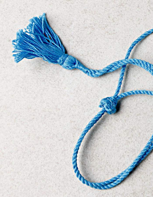 Blue Pottery One Bead Necklace( Turquiose)