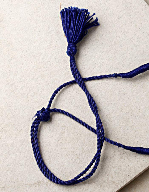 Japani Poth Short Necklace (Blue)