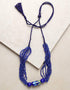 Japani Poth Short Necklace (Blue)