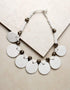 7 Pendent Necklace (White)