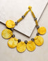 7 Pendent Necklace (Yellow)