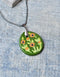 Neerja Blue Pottery Oval Pendant Necklace with Chain