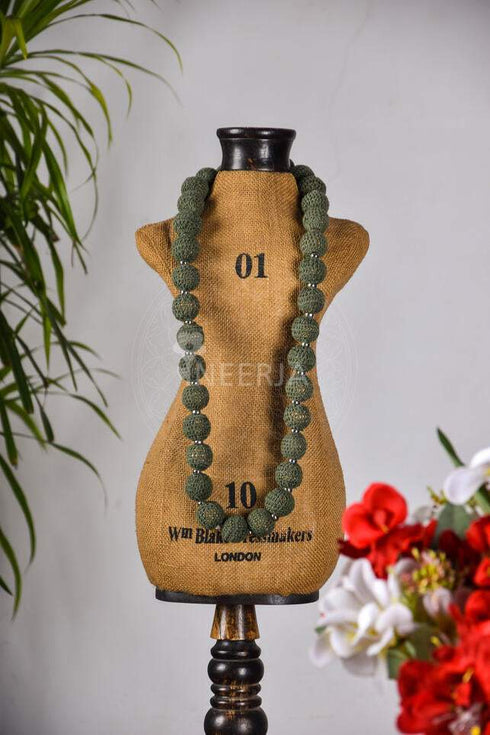 Crochet Necklace Green