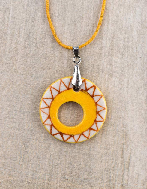 Ceramic Pendant Necklace