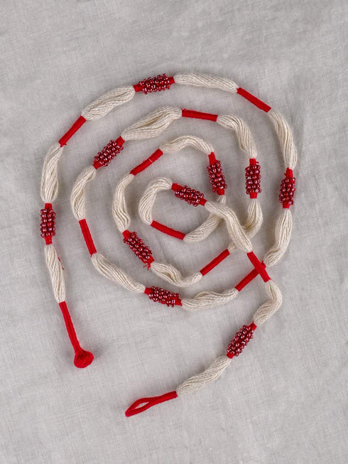 Thread Work & Bead Necklace