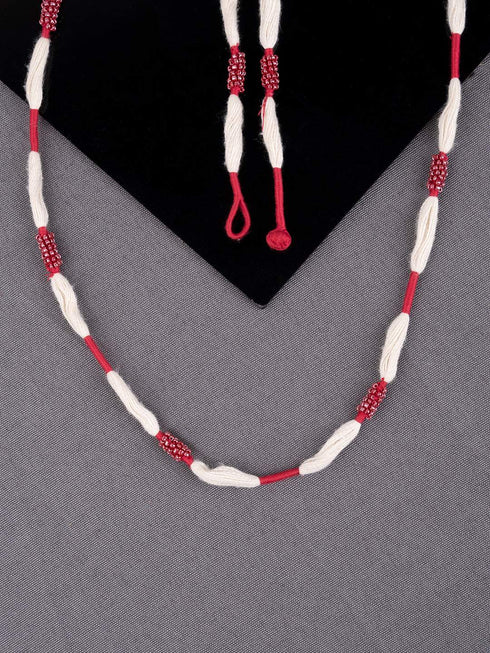 Thread Work & Bead Necklace