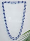 Handmade Blue Pottery Bead Evil Eye Long Necklace