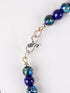 Blue Pottery Bead Choker Necklace ( Blue)