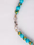 Blue Pottery Bead Choker Necklace ( Turquoise )