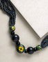 Japani Poth Long Necklace (Black)