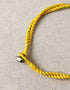 Blue Pottery Bead Choker Necklace Med. (Yellow)
