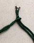 Blue Pottery Bead Choker Necklace Med. (Green)