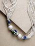 Japani Poth Long Necklace (White)