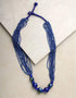 Japani Poth Long Necklace (Blue)