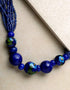 Japani Poth Long Necklace (Blue)