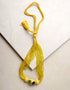 Japani Poth Short Necklace (Yellow)