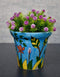 Blue Pottery Handmade Planter 5 Inches
