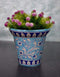 Blue Pottery Handmade Planter 5 Inches
