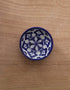 Decorative Blue and White Geometrical Design Plate 4 inch (Set of 4)