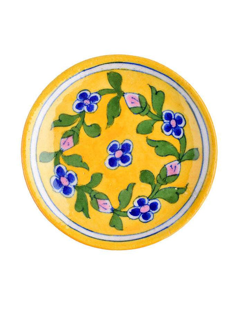 Blue Pottery Plate 4 (Set of 4)