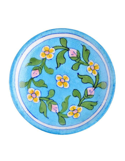 Blue Pottery Plate 4 (Set of 4)