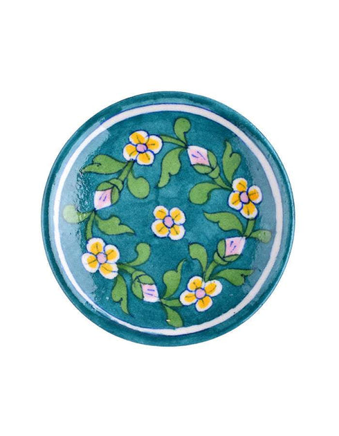 Blue Pottery Plate 4 (Set of 4)