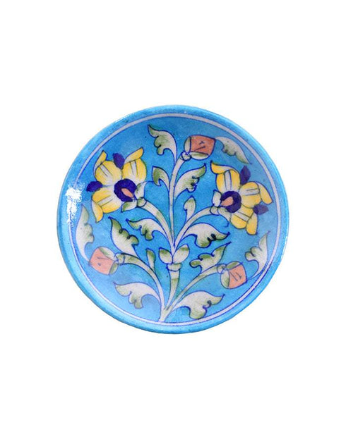 Blue Pottery Plate (Set of 4)