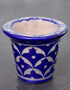 Blue Pottery Round 3" Planter