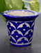 Blue Pottery Round 3" Planter