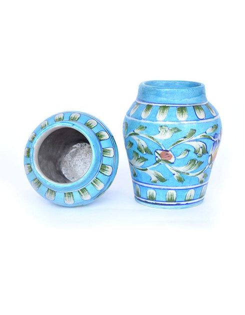 Blue Pottery Planter 4.52 Set of 2 pcs.