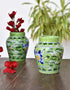 Blue Pottery Planter 4.52 Set of 2 pcs.
