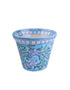 Blue Pottery Turquoise Base Planter