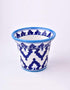 Blue Pottery Handmade Planter 4 Inches