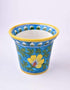 Blue Pottery Handmade Planter 4 Inches