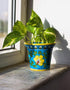 Blue Pottery Handmade Planter 4 Inches