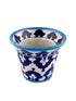 Blue Pottery Handmade Planter With Plate
