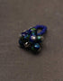 Blue Pottery 6 Beads Stretchable Finger Rings (Set of 3)