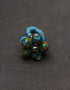 Blue Pottery 6 Beads Stretchable Finger Rings (Set of 3)