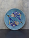 Jaipur Blue Pottery Hand painted Turquoise Base With Blue Fishes Plate 10