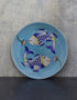 Jaipur Blue Pottery Hand painted Turquoise Base With Blue Fishes Plate 10
