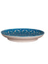 Jaipur Blue Pottery Turquoise Geometric Decorative Plate