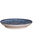 Jaipur Blue Pottery White Base with Blue florals Decorative Plate