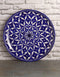 Blue and White Geometric Wall Plate 12