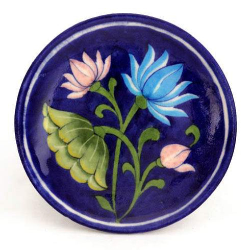 Lotus Design with Blue Base Plate 6