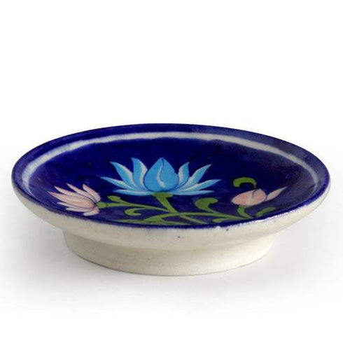 Lotus Design with Blue Base Plate 6