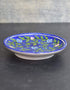 Blue Pottery Hand-Made Plate 6 Blue &Turq.Floral