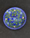 Blue Pottery Hand-Made Plate 6 Blue &Turq.Floral