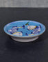 Blue Pottery Hand-Made Plate 6 Turquoise Base Fish Design