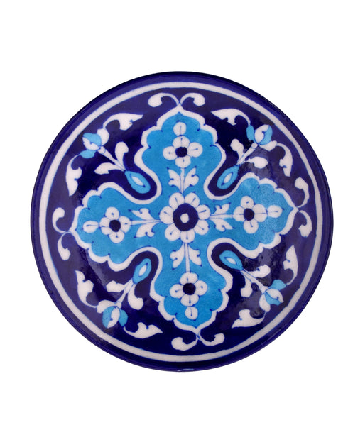 Blue Pottery Hand-Made Plate