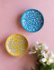Blue Pottery Hand-Made Plate 6 Set Of 2 pcs.